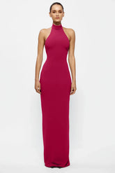 Rhi Gown - Raspberry