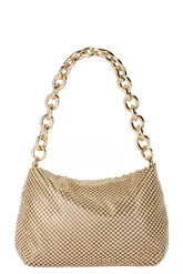 Skylar Ball Mesh Bag - Gold
