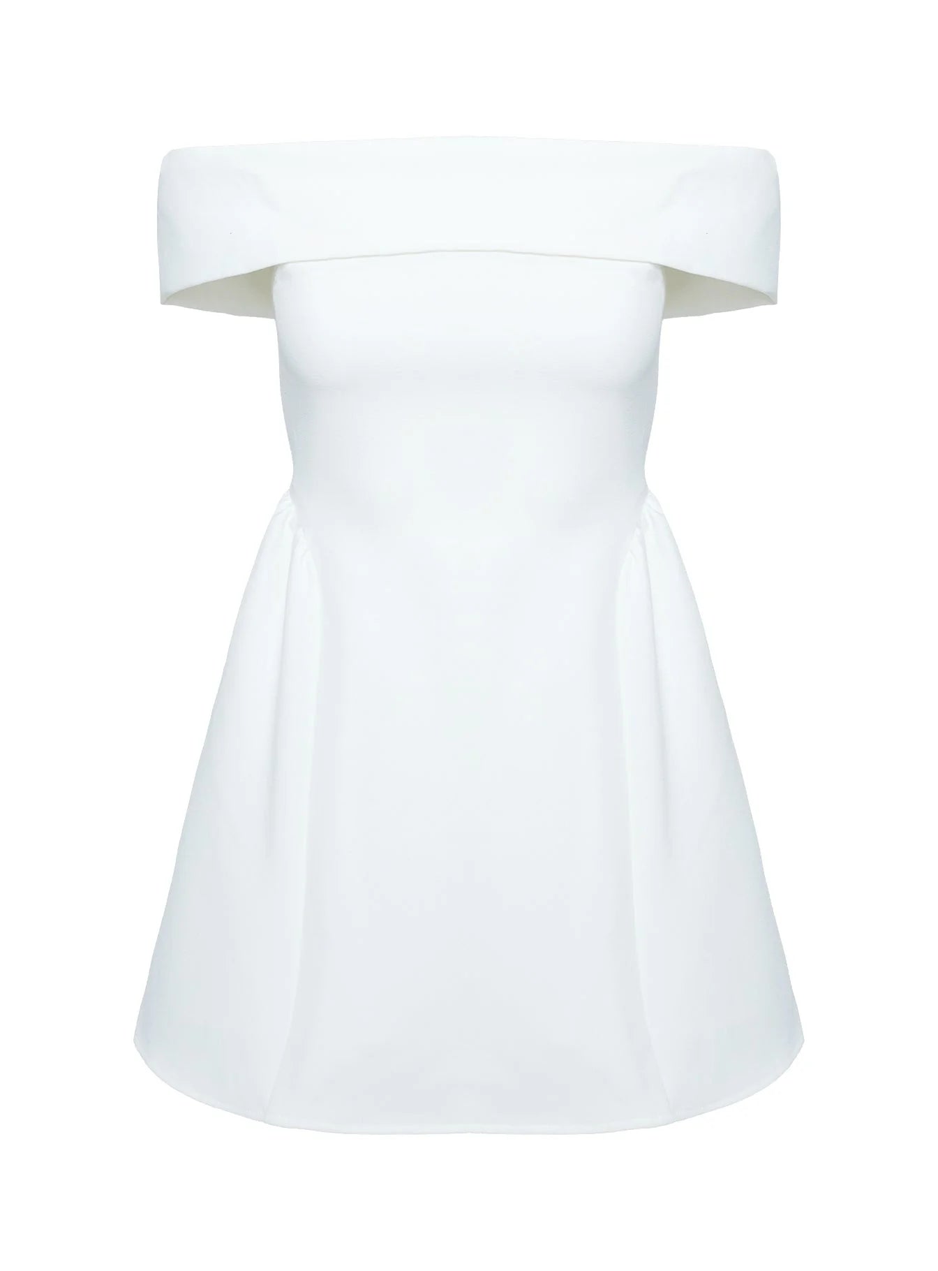 Main Character Strapless Mini Dress White