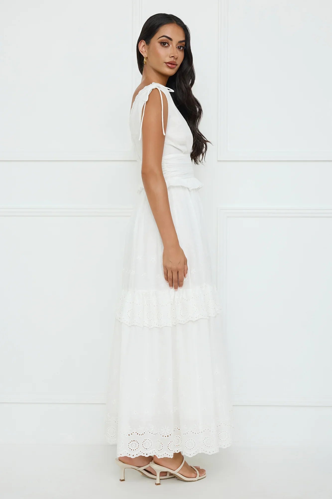 Desert Oasis Maxi Dress White