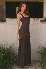 Tahlia Maxi Dress - Bitter Chocolate