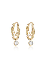 Boho Golden Hoop Earrings