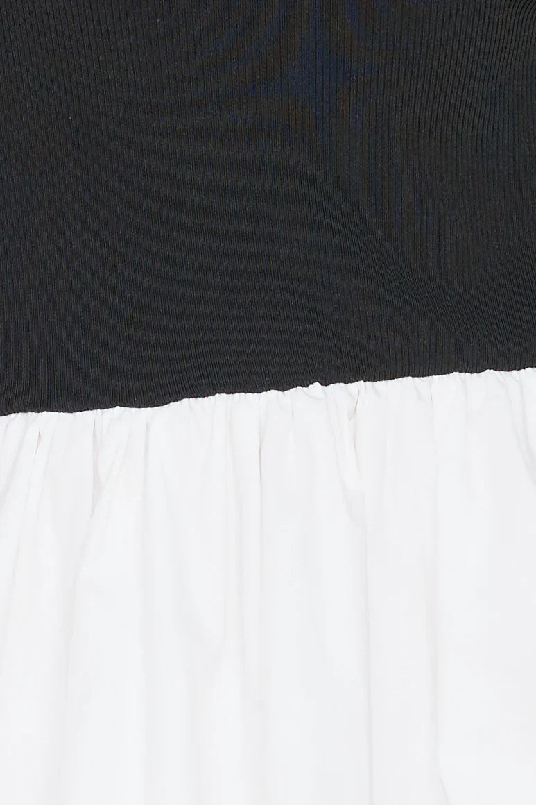 Cotton Clouds One Shoulder Mini Dress White