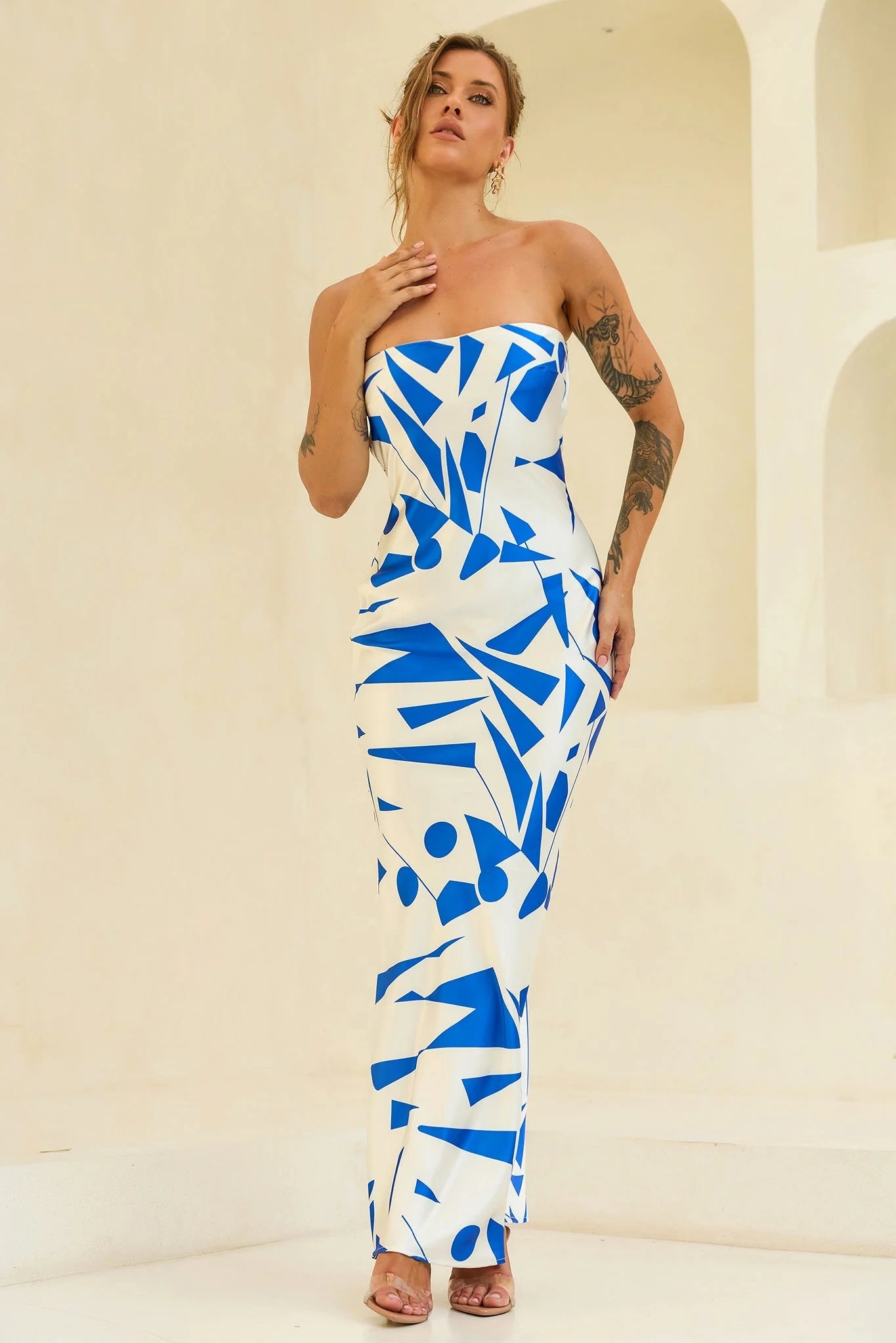 Dawn Maxi Dress - Blue