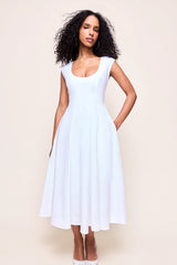 Leila Cotton Poplin Dress
