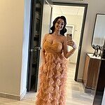 Festival Of You Strapless Tulle Maxi Dress Fuchsia