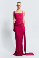 Merle Gown - Raspberry