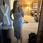 Distant Love Satin Maxi Dress Blue
