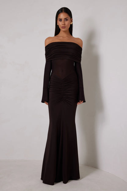 Paige Dress - Espresso