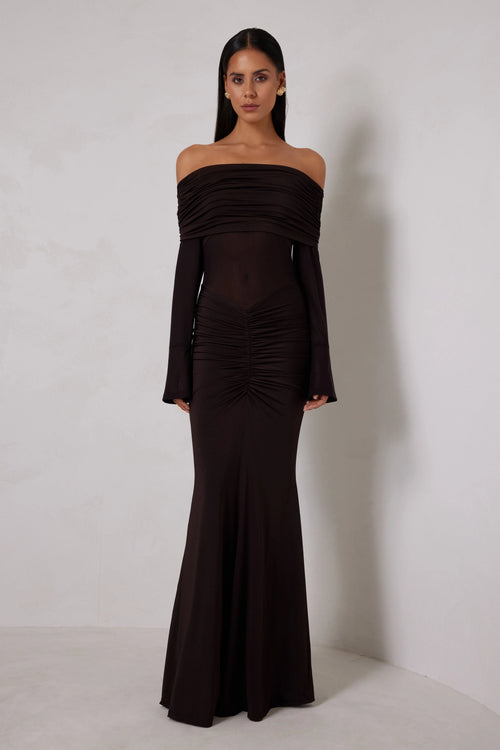 Paige Dress - Espresso