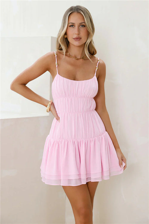 Icon Instinct Mini Dress Pink
