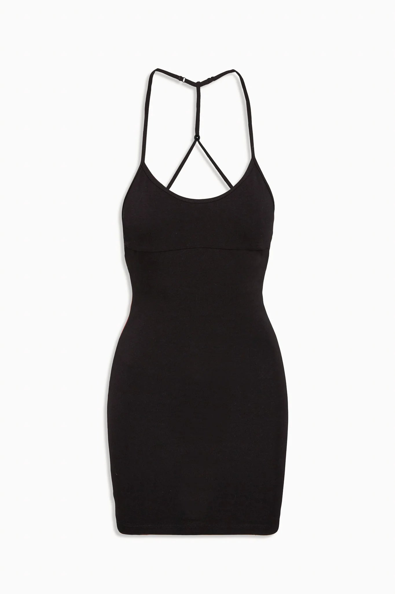 x JENNIE Carla Cotton Mini Dress - Black