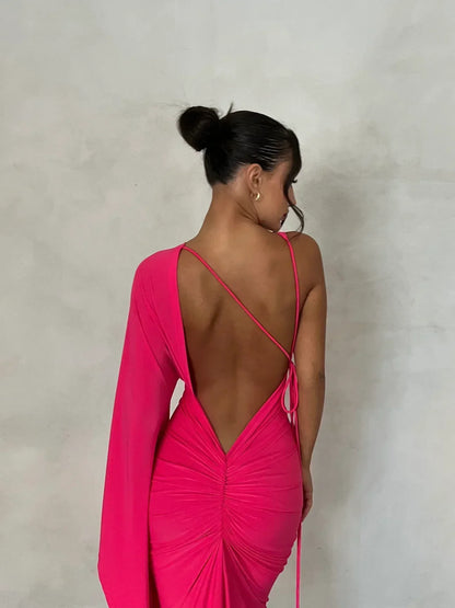 Athena Gown - Fuchsia