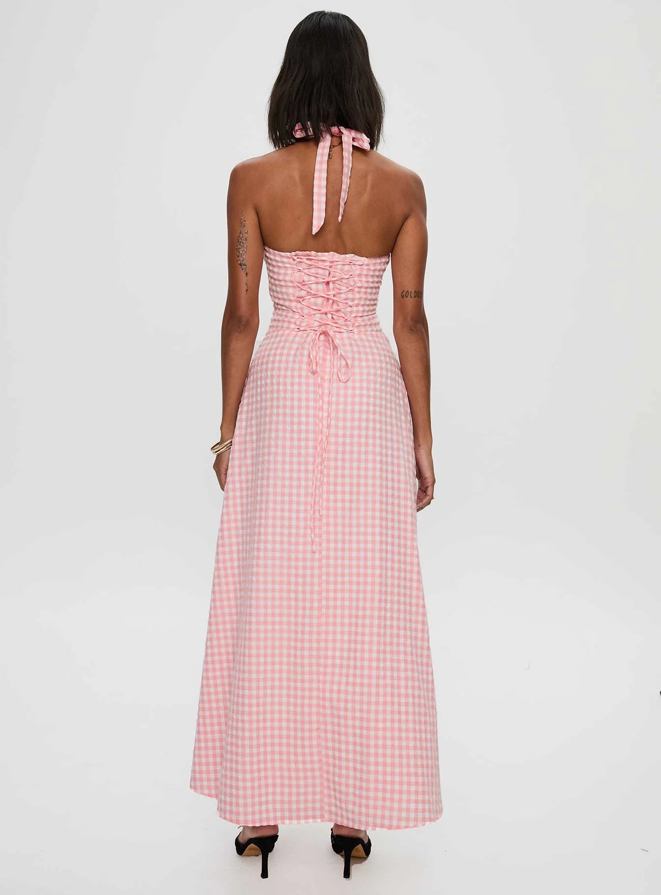 Lucky For You Halter Maxi Dress Multi