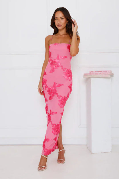 Estelle Mesh Maxi Dress