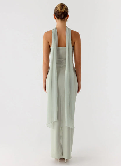 Libra Maxi Dress - Pastel Sage