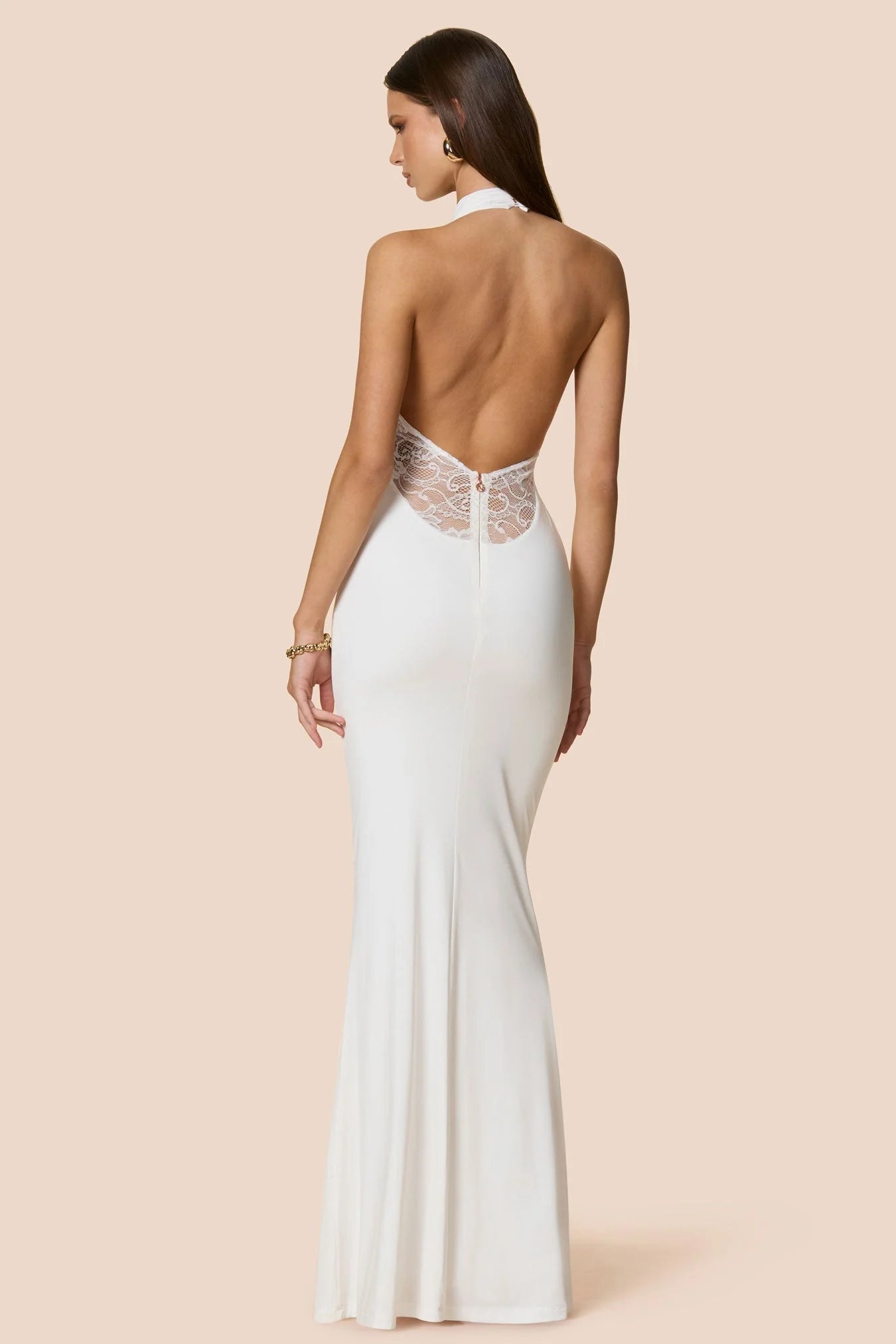 Nookie Rhianna Halter Gown - Ivory