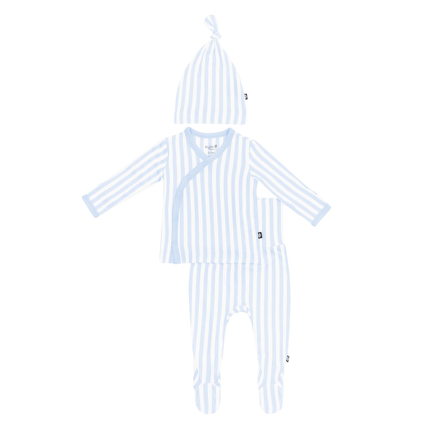 Take Me Home Set with Cap in Small Mist Stripe