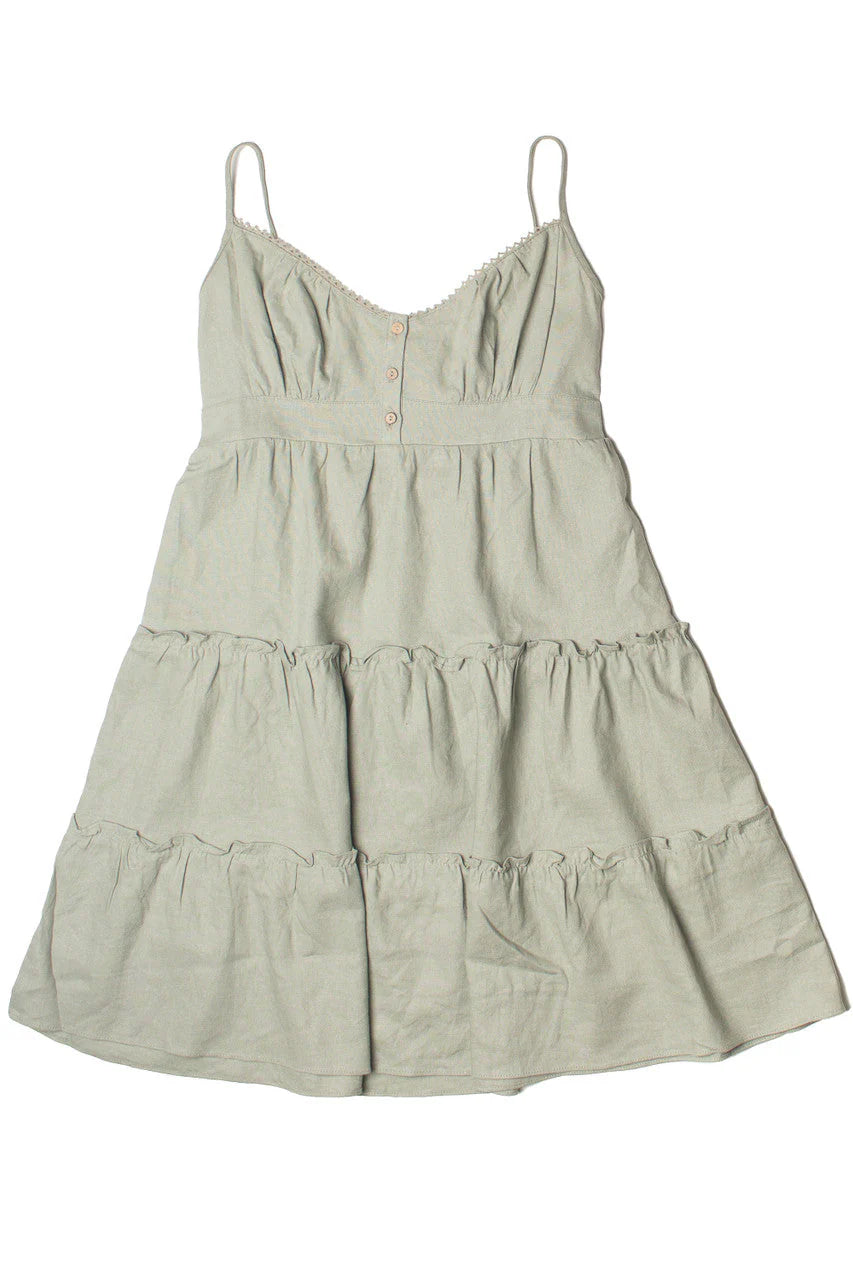 Tiered Linen Sundress