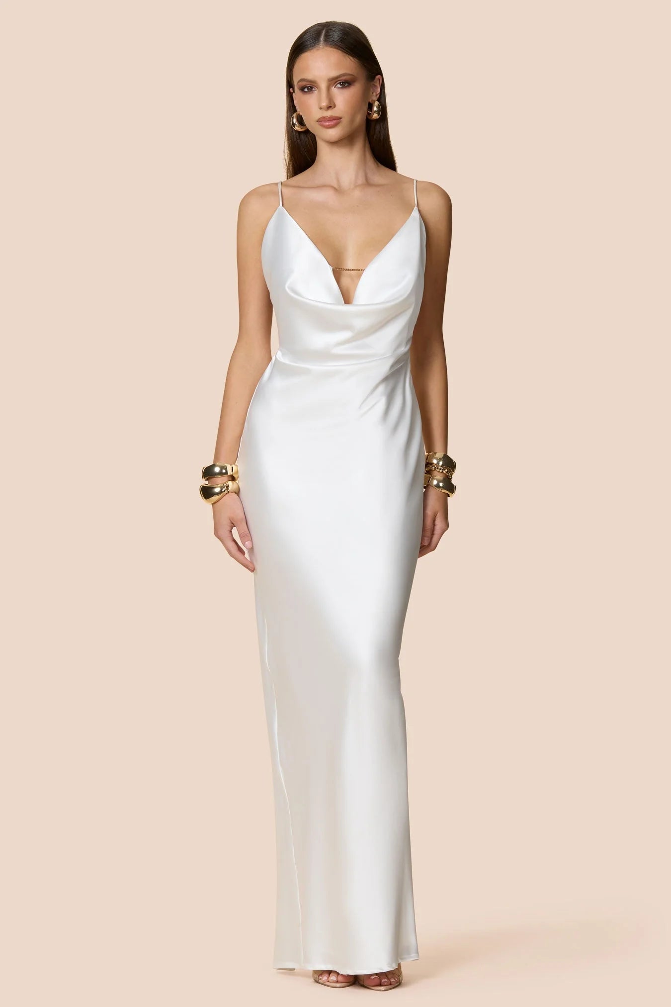 Nookie Valerie Cowl Gown - Ivory