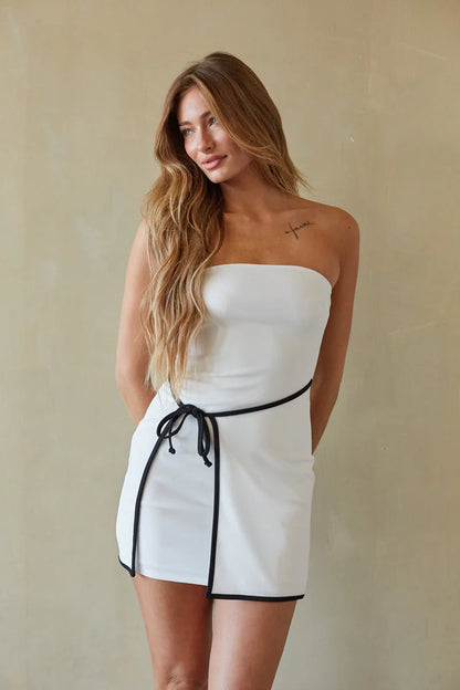 Maisie Contrast Mini Dress