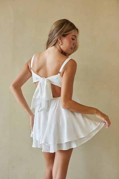 Suki Twist Babydoll Mini Dress