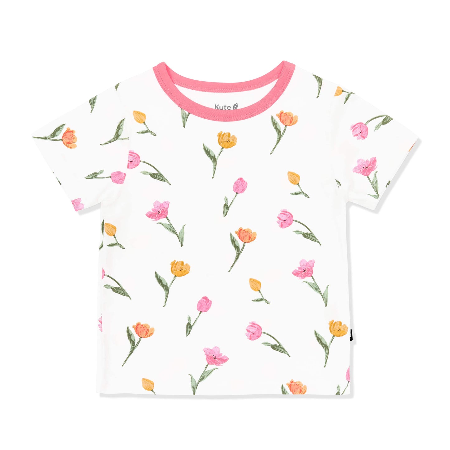 Toddler Basic Tee in Tulip
