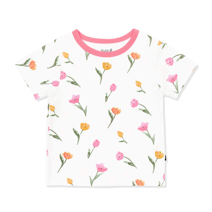 Toddler Basic Tee in Tulip