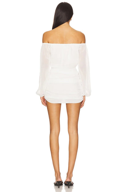 Allena Mini Dress - White