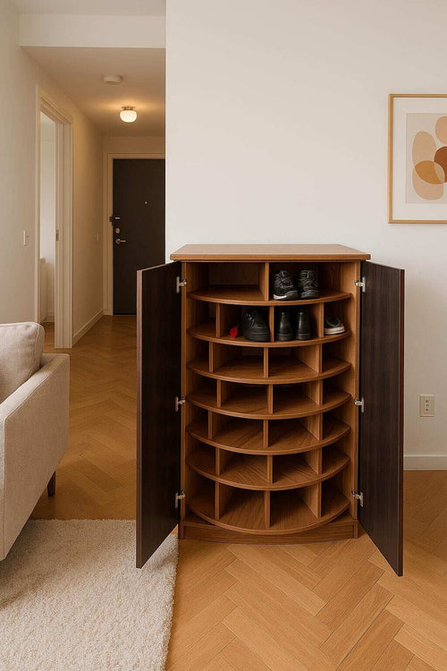 💪High-end quality🎉Clearance sale Large capacity rotating shoe rack（🎁Special Sale—Free Shipping）