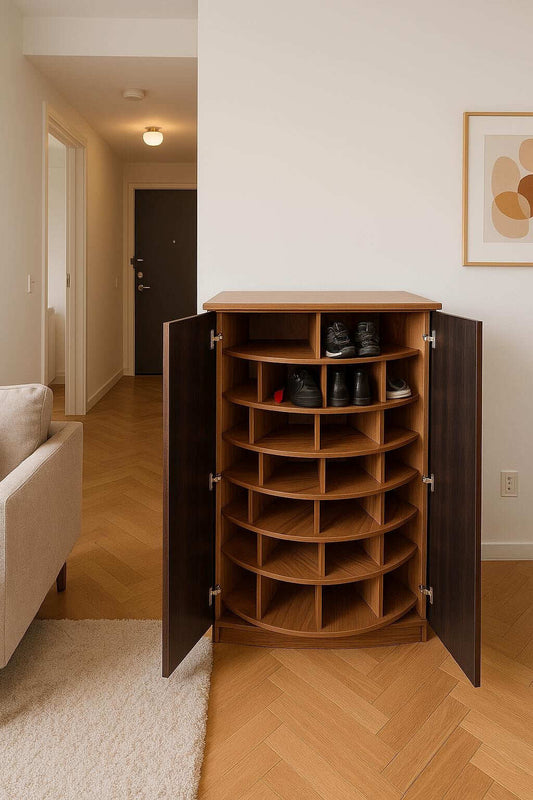 💪High-end quality🎉Clearance sale Large capacity rotating shoe rack（🎁Special Sale—Free Shipping）