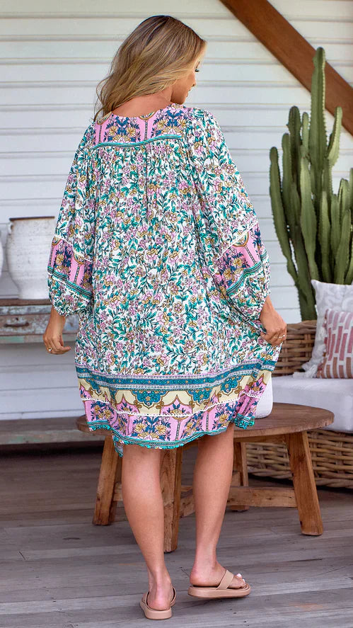 Adela Mini Dress - Messina Print