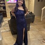 A New Glow Sequin Maxi Dress Lilac