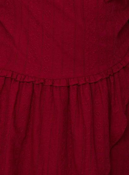 Cosie Mini Dress Red Curve