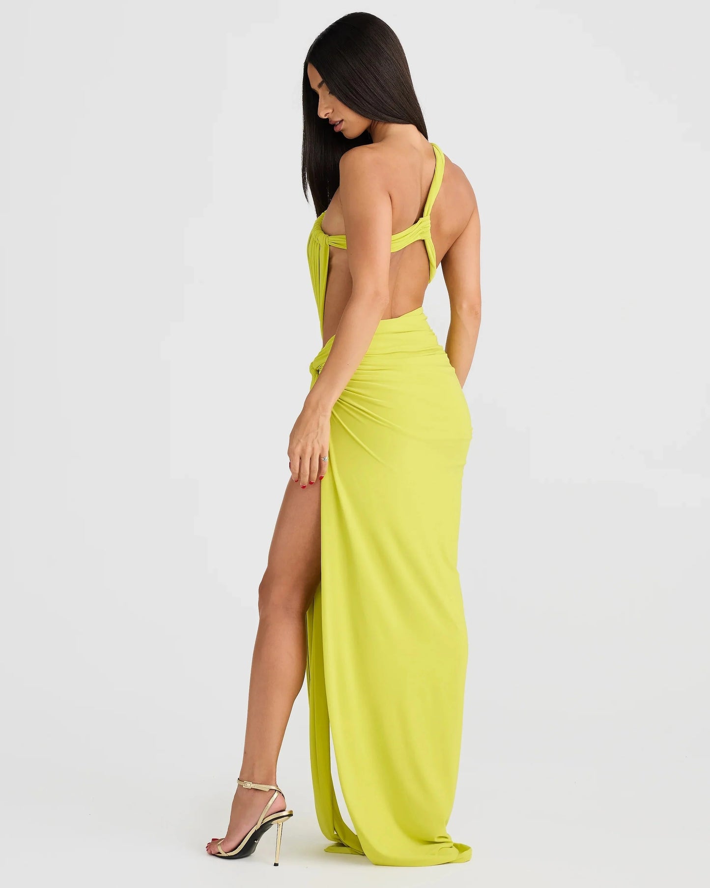 Aphrodite Gown - Chartreuse