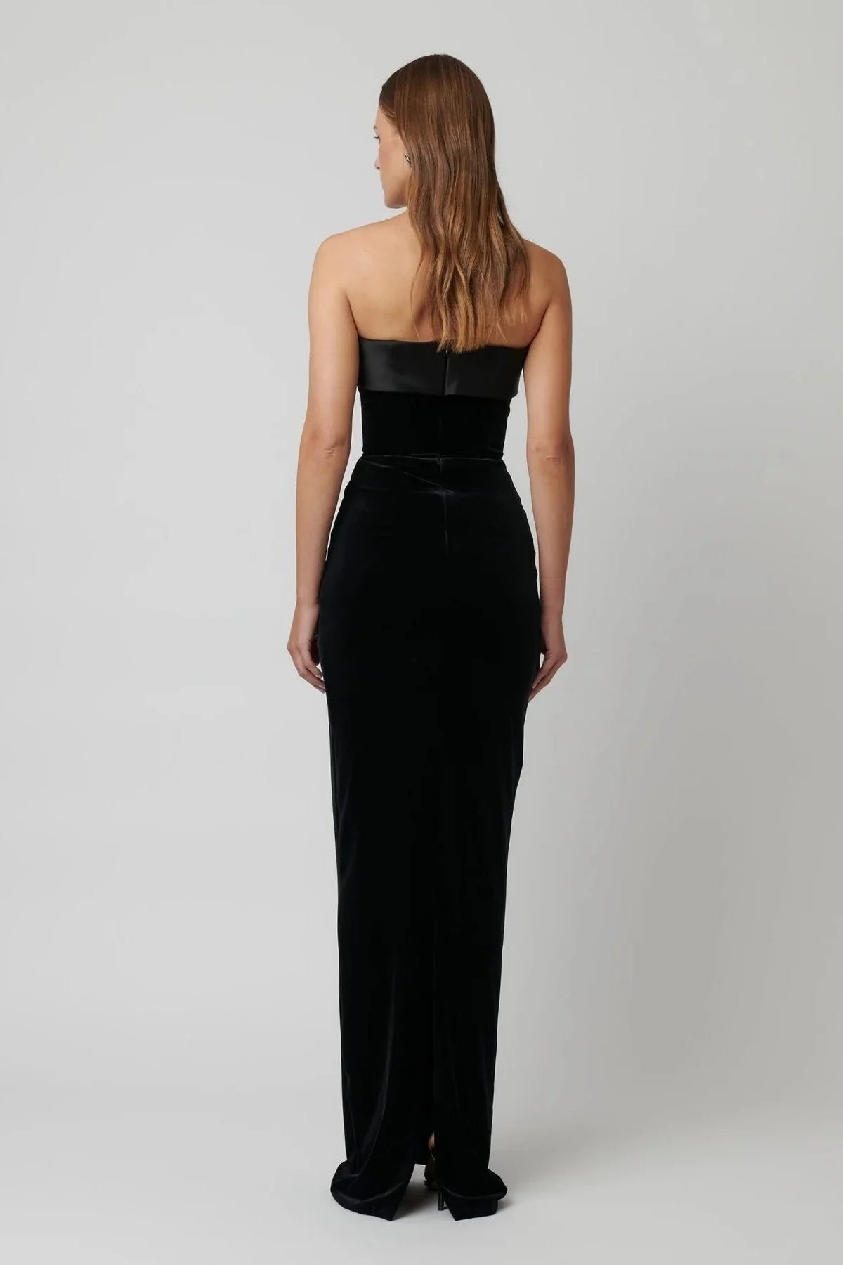 Monroe Gown - Black Velvet
