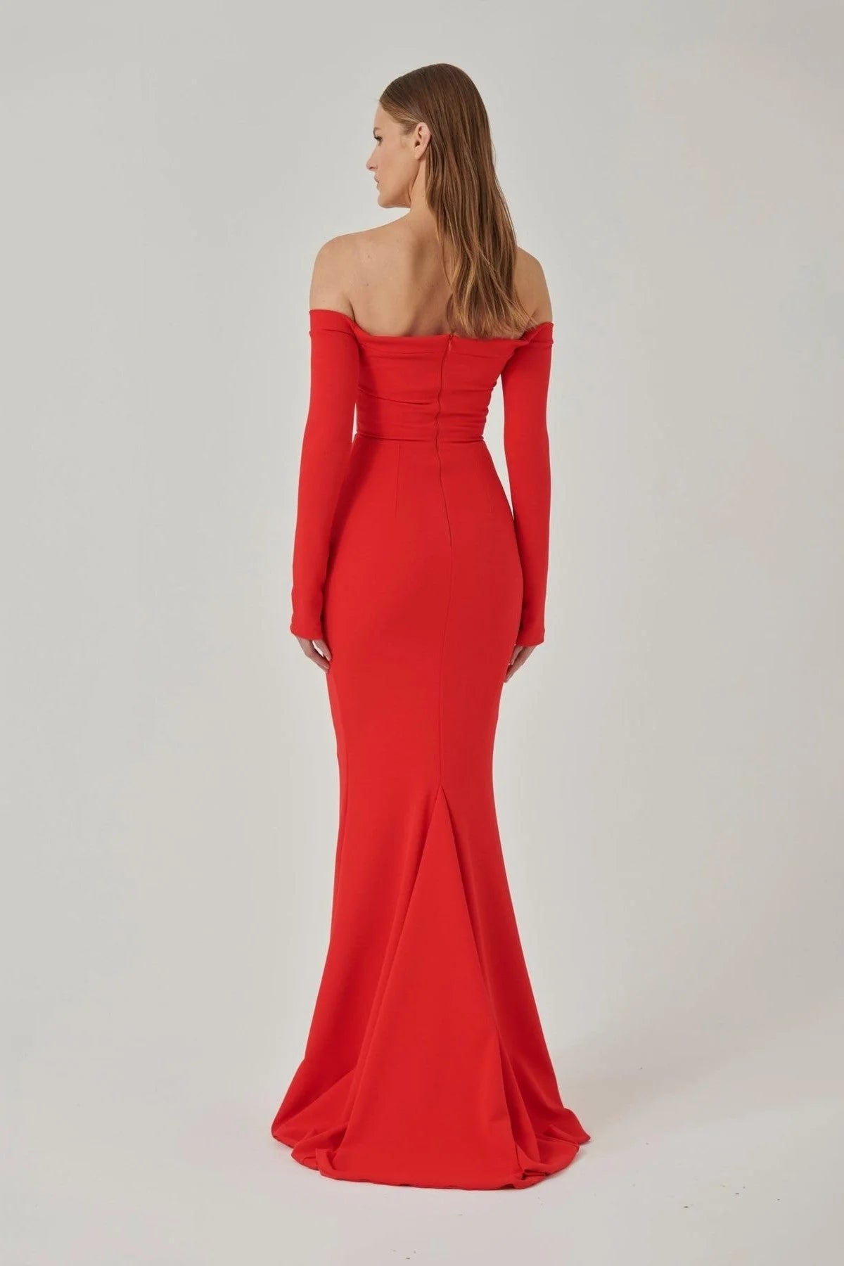 Anita Gown - Cherry Red