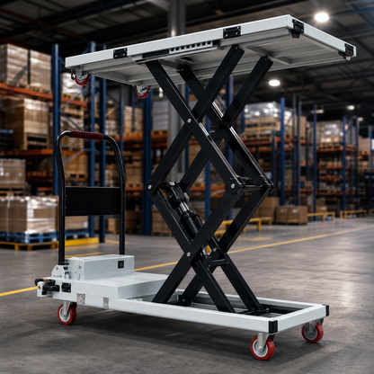 🔥 Limited Stock Available! Premium Electric Hydraulic Lift Table Cart – 660 lbs Heavy Duty Scissor Lift Platform Cart