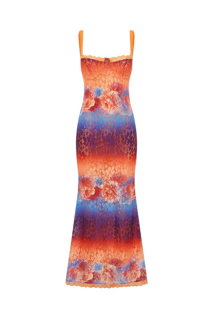 Serina Maxi Dress - Nadia Pink Ombre
