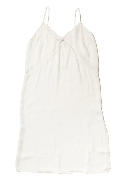 Soft White Midi Slip Dress
