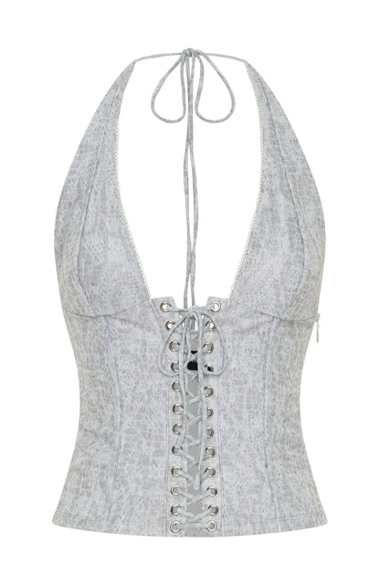 Made Of Music Bustier Halo Mist
