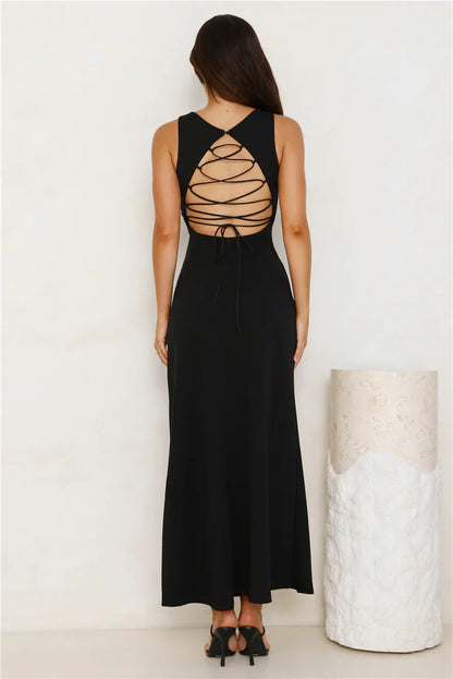 Girl Guide Maxi Dress Black