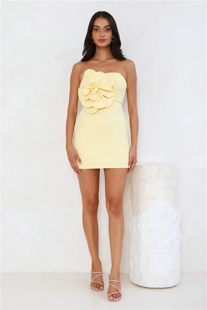 Wild Ivy Strapless Mini Dress