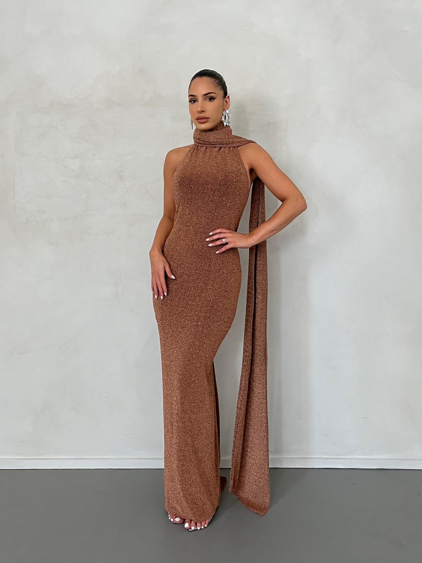 Aurora Gown - Bronze Gold
