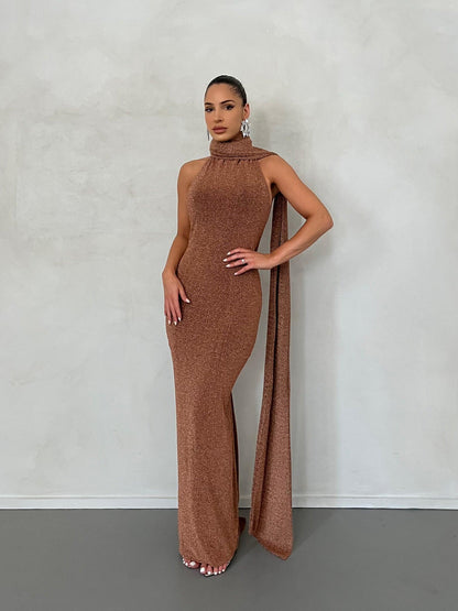Aurora Gown - Bronze Gold