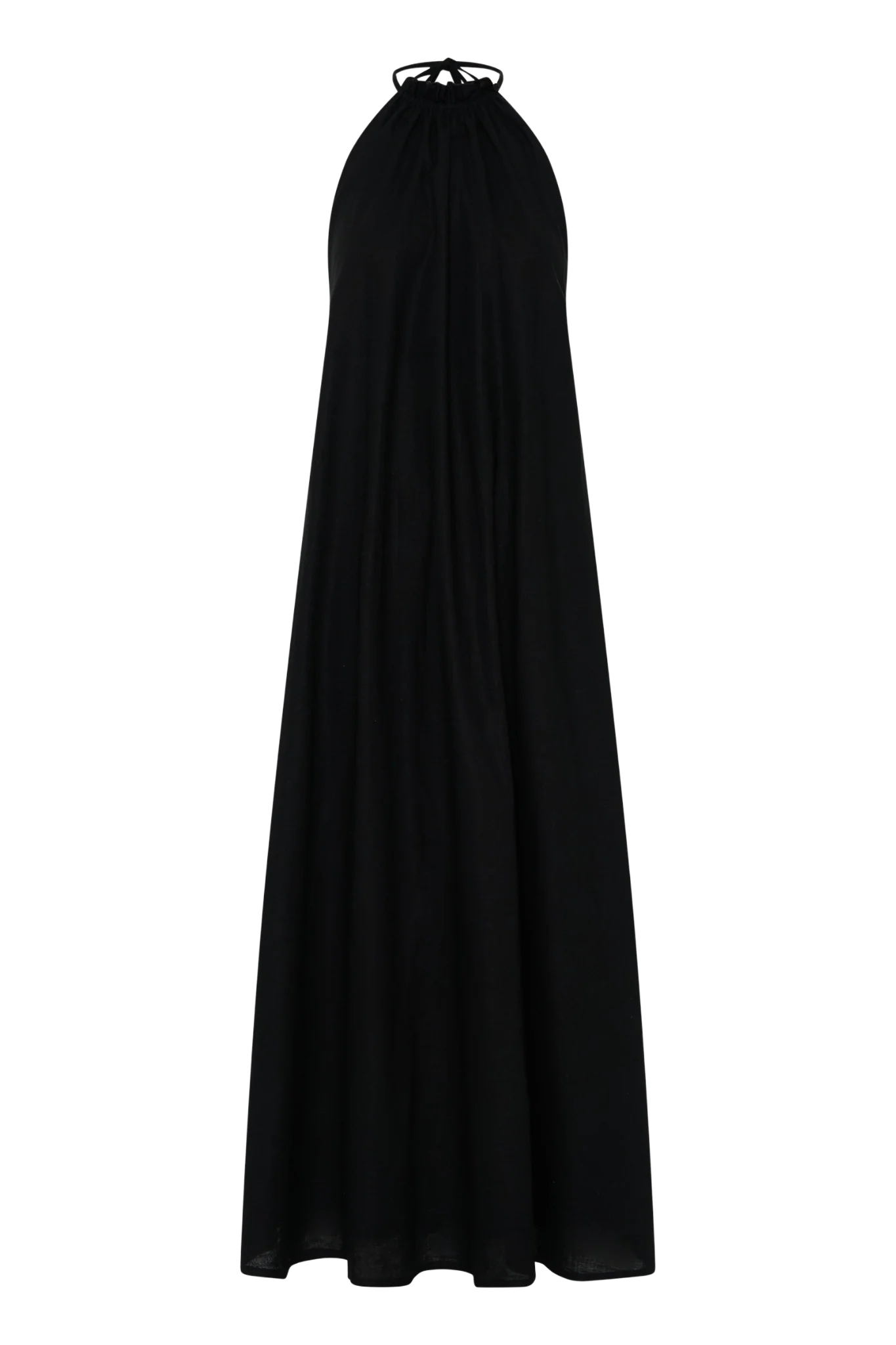 Alysse Halter Maxi Dress - Black