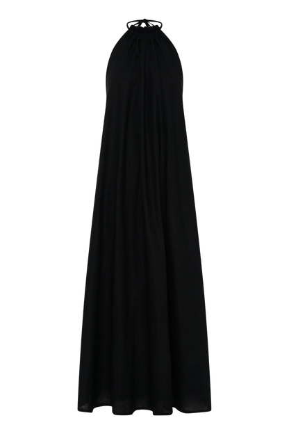 Alysse Halter Maxi Dress - Black