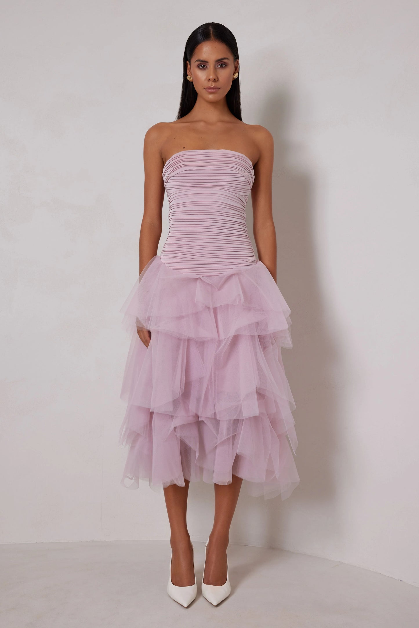 Celine Dress - Rose Pink