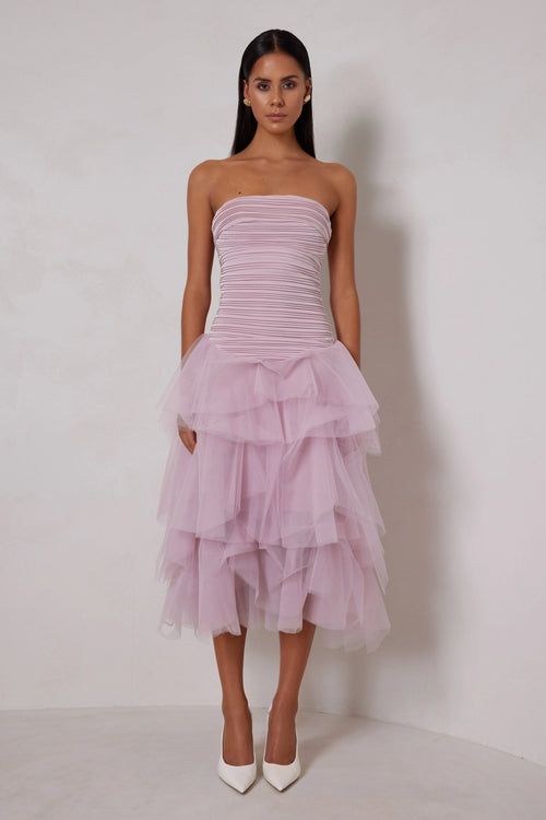 Celine Dress - Rose Pink