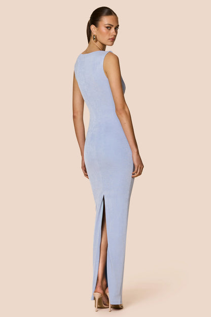 Nookie Crush Drape Maxi Dress - Lavendar